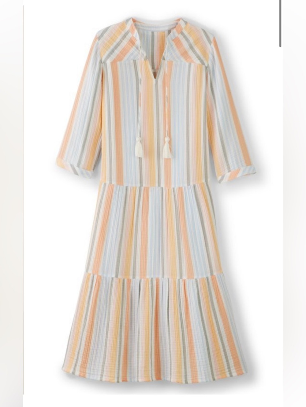 Soft Surroundings Laguna Gauze Dress XS